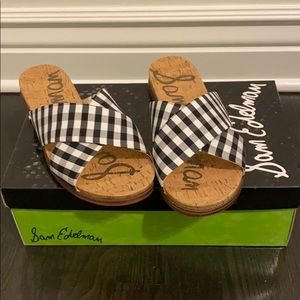Sam Edelman Brand New Gingham Sandals